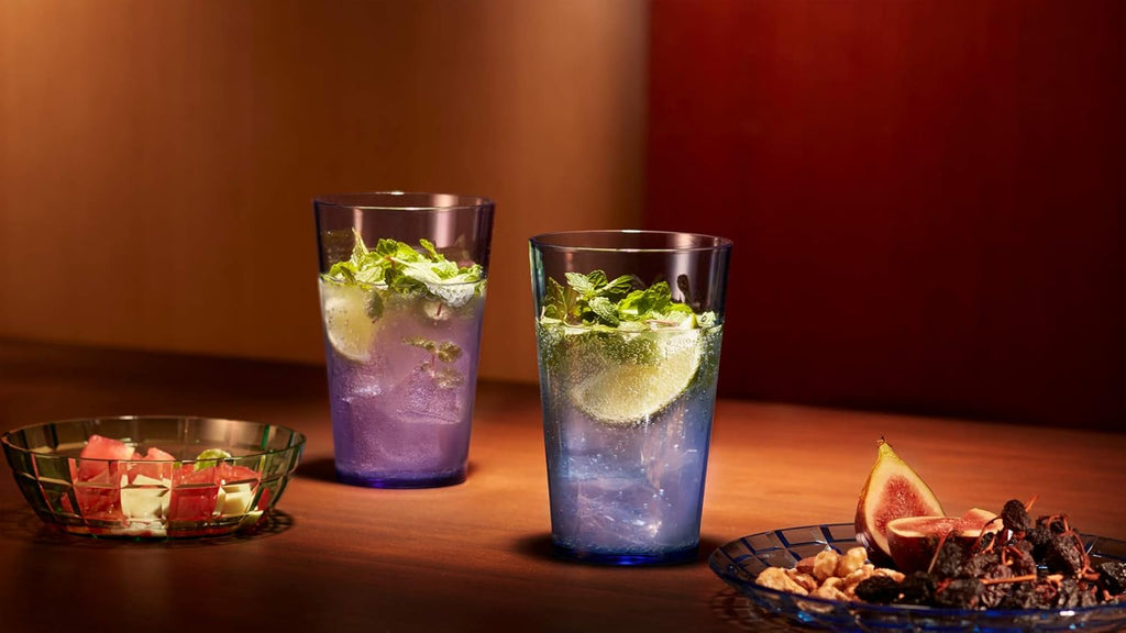 19oz Unbreakable Premium Drinking Glasses Set of 6 - Super Grade Acrylic Plastic - Perfect for Gifts - Dishwasher