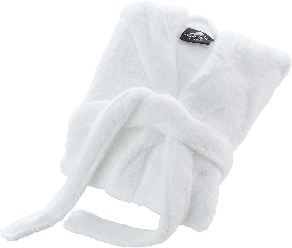 Hooded Plush Fleece Bathrobe, Ultra Soft Cozy for Boys, Girls