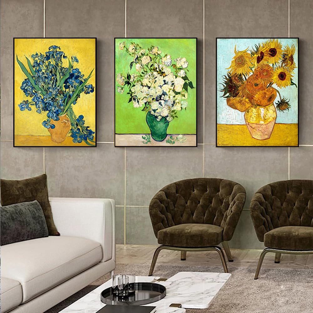 Large Canvas Wall Art Classic Van Gogh Artwork Painting Reproduction Starry Night Canvas Art Picture Photo Prints for