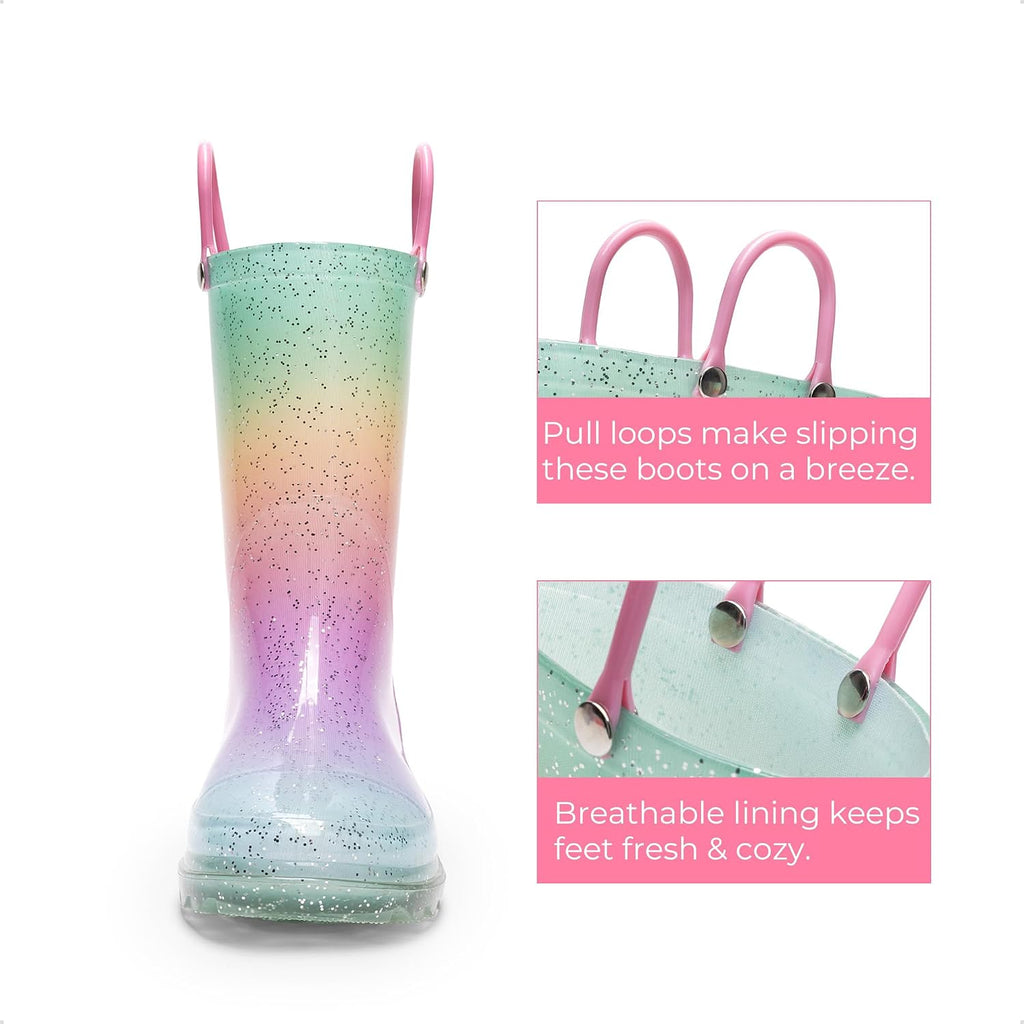 Glitter Rain Boots