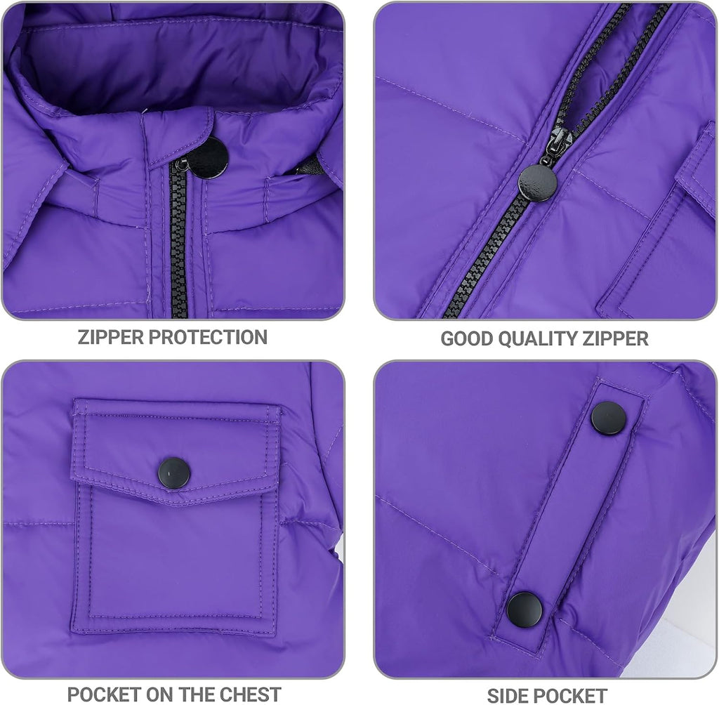 Kids Piece Snowsuit Puffer Jacket and Snow Pants