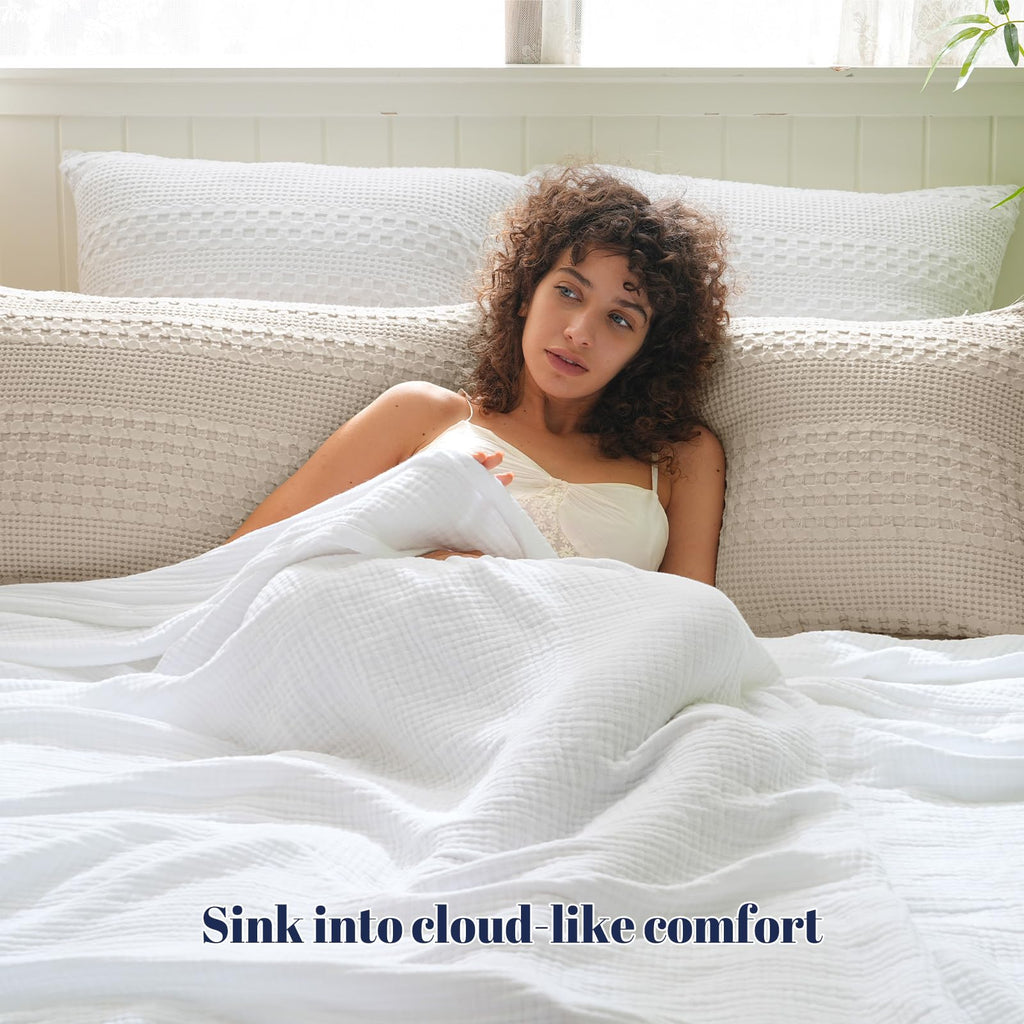 Cotton Waffle Body Pillowcase 20" x 54", Oatmeal, No Insert