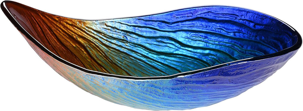 Aquaterior Tempered Glass Bathroom Vessel Sink Waterdrop Artistic Vanity Above Counter Top Mount Basin Victorian Era