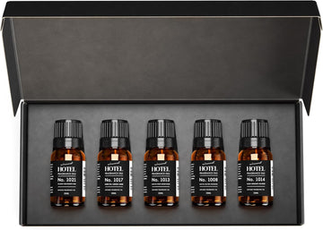AirScent Hotel Diffuser Oil Gift Set - Pure Luxury 5-Star Hotels - 10 mL | Fragrance Oil Sampler Set - Inspired by