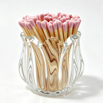 Match Holder with Striker x 4 Match Box Match Jar for Candles