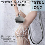 Black Handheld Shower Head, 9 Spray Modes High Pressure Shower head with Power Wash