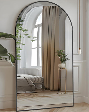 Full Length Mirror, 72"x44" Oversized Floor Standing Mirror
