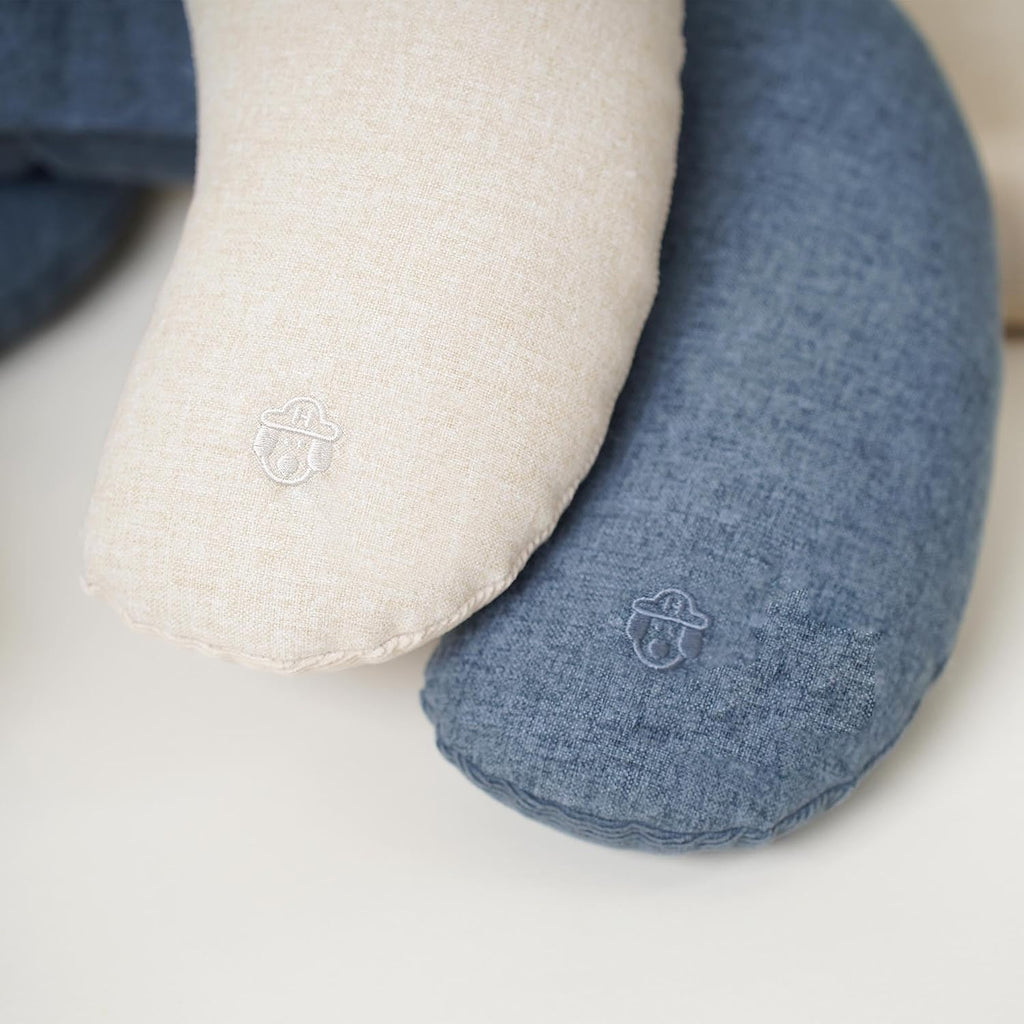 Nest Pillow Dog Bed Made in Korea (Large, Sandy Beige)