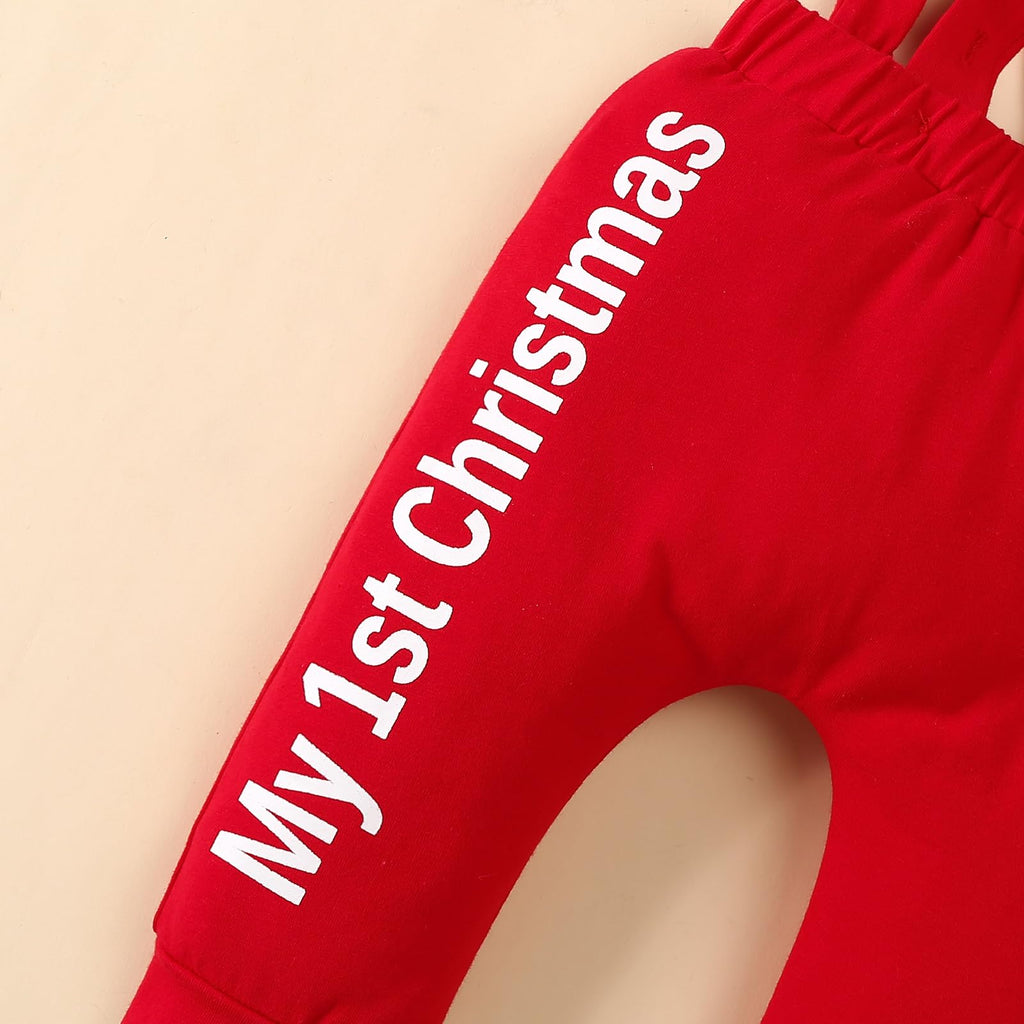 Baby Boy First Christmas Outfit Set Santa Baby Outfits 3pc Infant Baby Boy Christmas Clothes