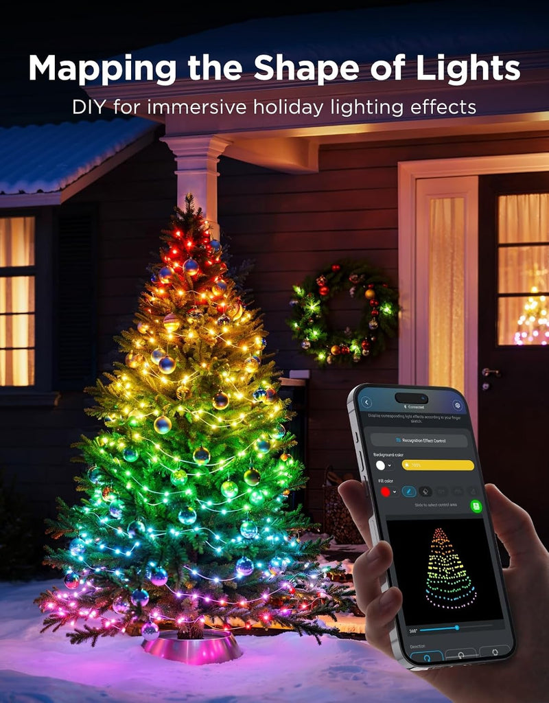 Christmas Lights 2, 99FT 300LEDs Holiday String Lights, Green Wire