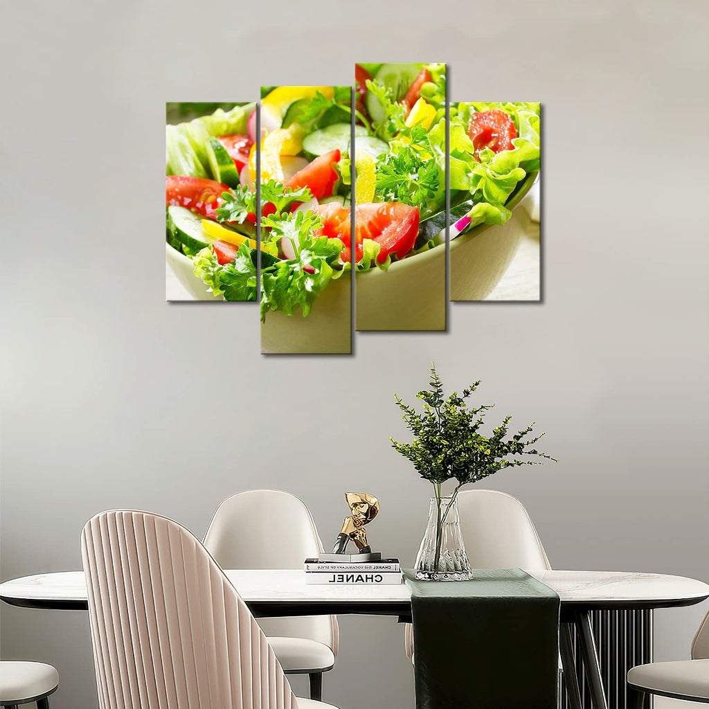 Salad Vegetable Wall Art Food Canvas Kitchen Painting The Picture Print On Canvas Food Pictures Decor Decoration Gift