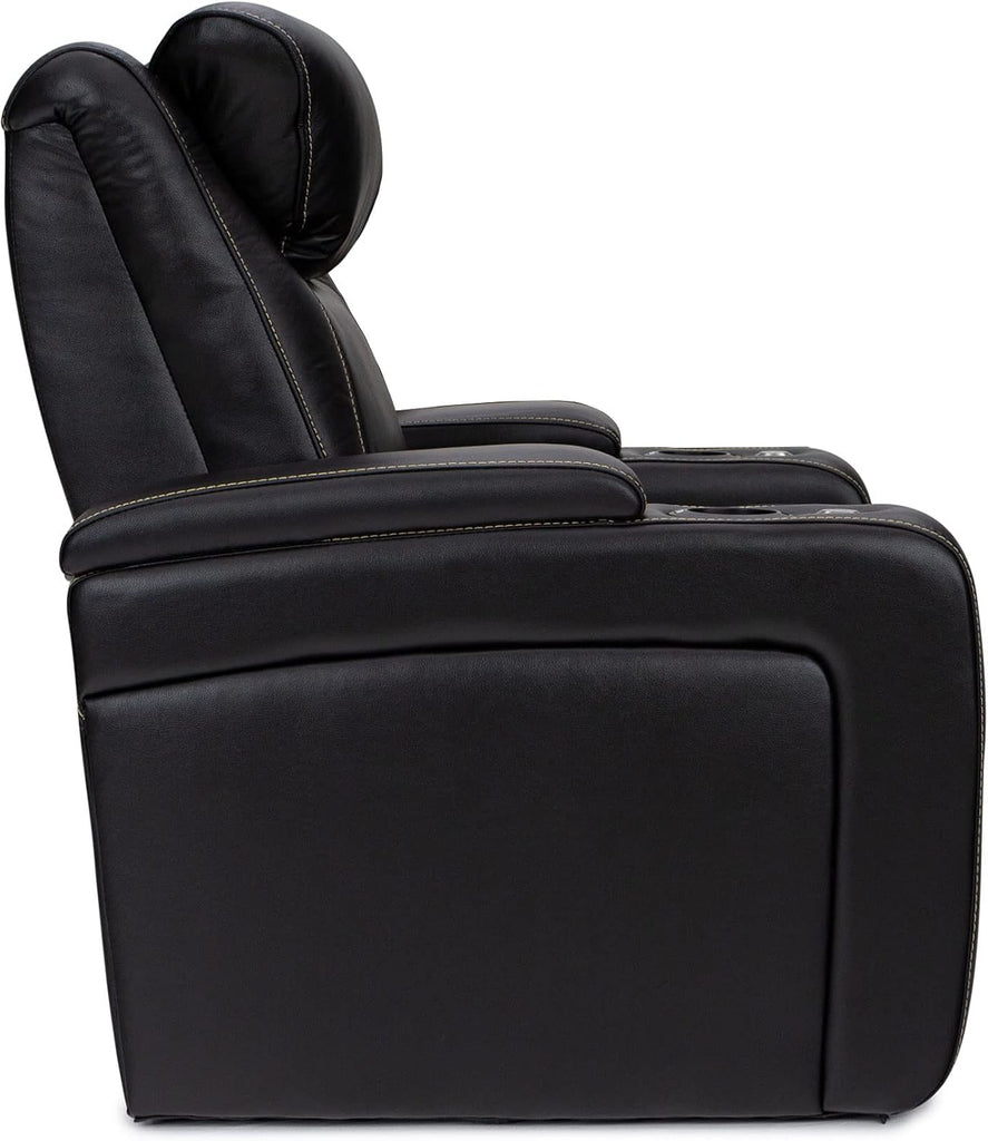 Paladin Home Theater Seating, Heat & Massage, Powered Headrest, Powered Lumbar, Italian Leather, Powered Recline