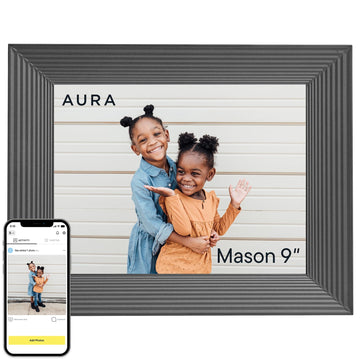 Mason WiFi Digital Picture Frame | Wirecutter's Best Digital Frame for Gifting | Send Photos from Your Phone | Quick