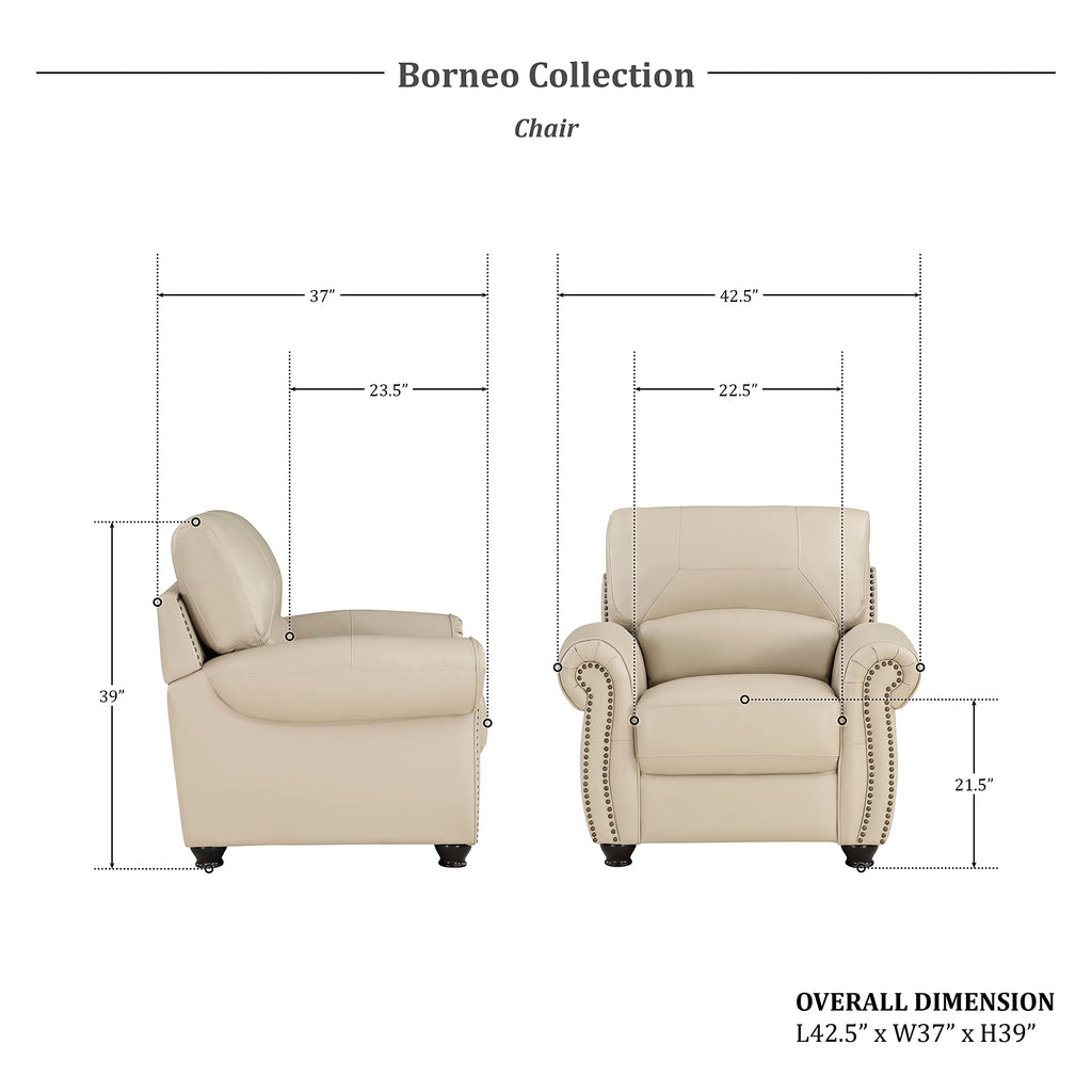 Leather Match Sofa Set, Top Grain Leather Match Living Room Furniture Sets, Include Sofa Couch, Loveseat and Arm