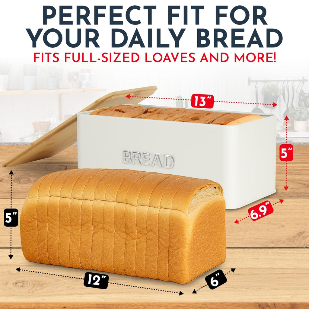 Countertop, Homemade Bread - Bamboo Cutting Board Lid