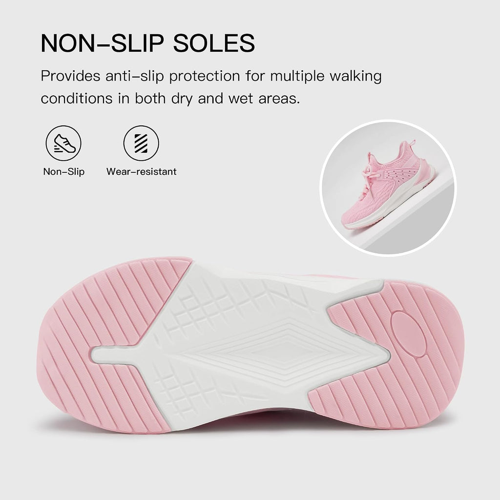 Girls Tennis Shoes Slip-on Kids Sneakers