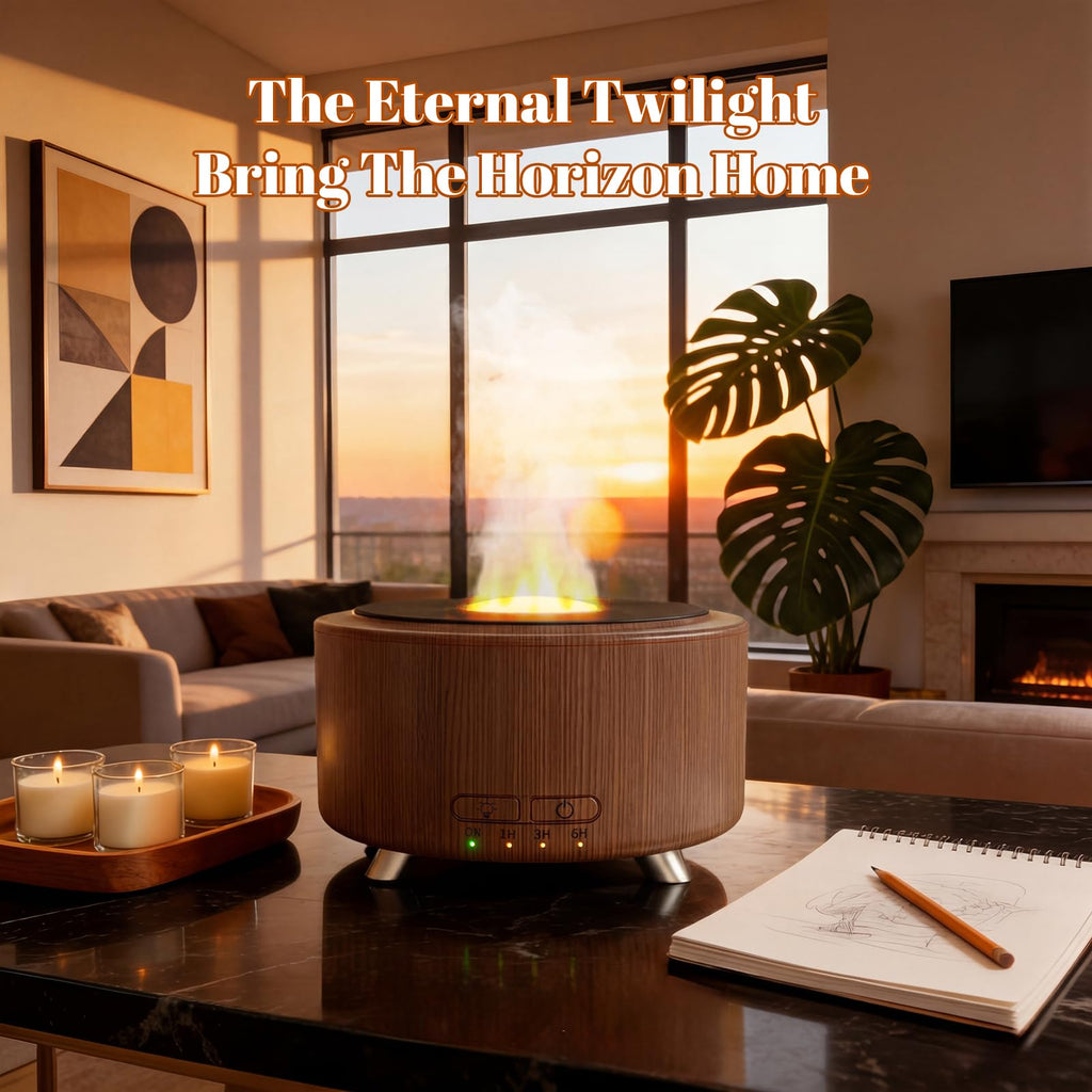 Essential Oil Diffuser, Retro Vinyl Aromatherapy Diffuser
