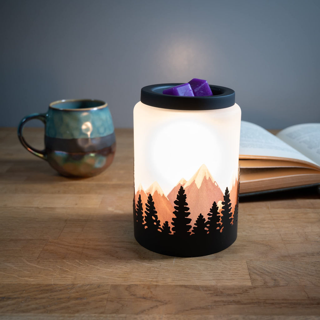 Starry Mountain, Decorative Wax Warmer for Scented Wax Melts