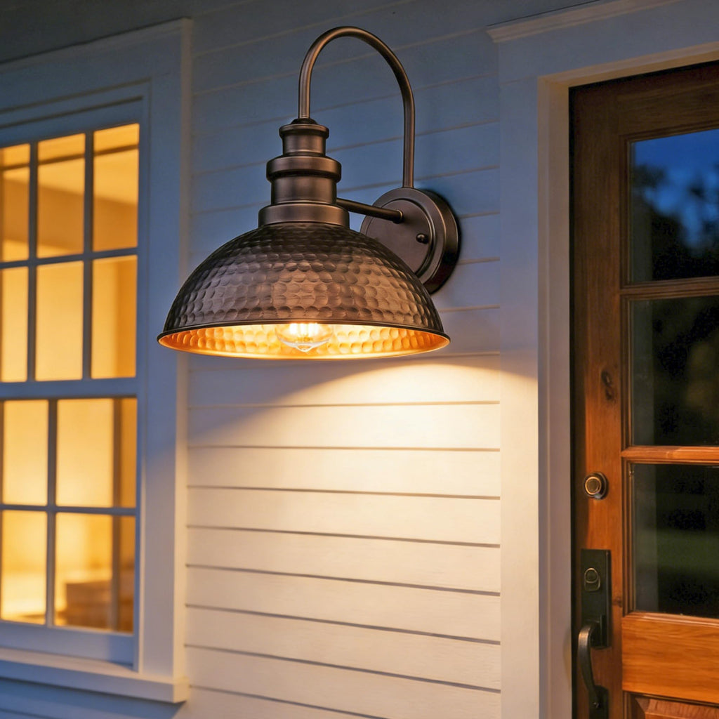 Farmhouse Barn Lights - Rustic Wall Sconce, Exterior Outdoor Mounted Lighting Fixture, Vintage Wall Light, Porch