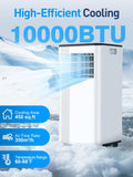 Portable Air Conditioners - 2026 Upgraded 10000 BTU Portable AC for Room up to 450 Sq. Ft