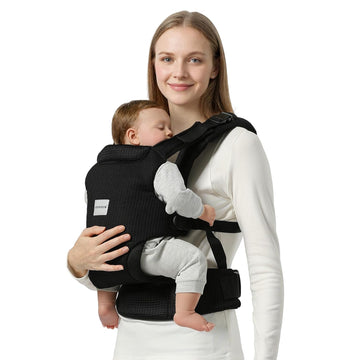 Carrier Newborn to Toddler, Easy Adjustable Toddler Carrier for 7-30lbs, Baby Holder Wrap Carrier, Breathable Mesh