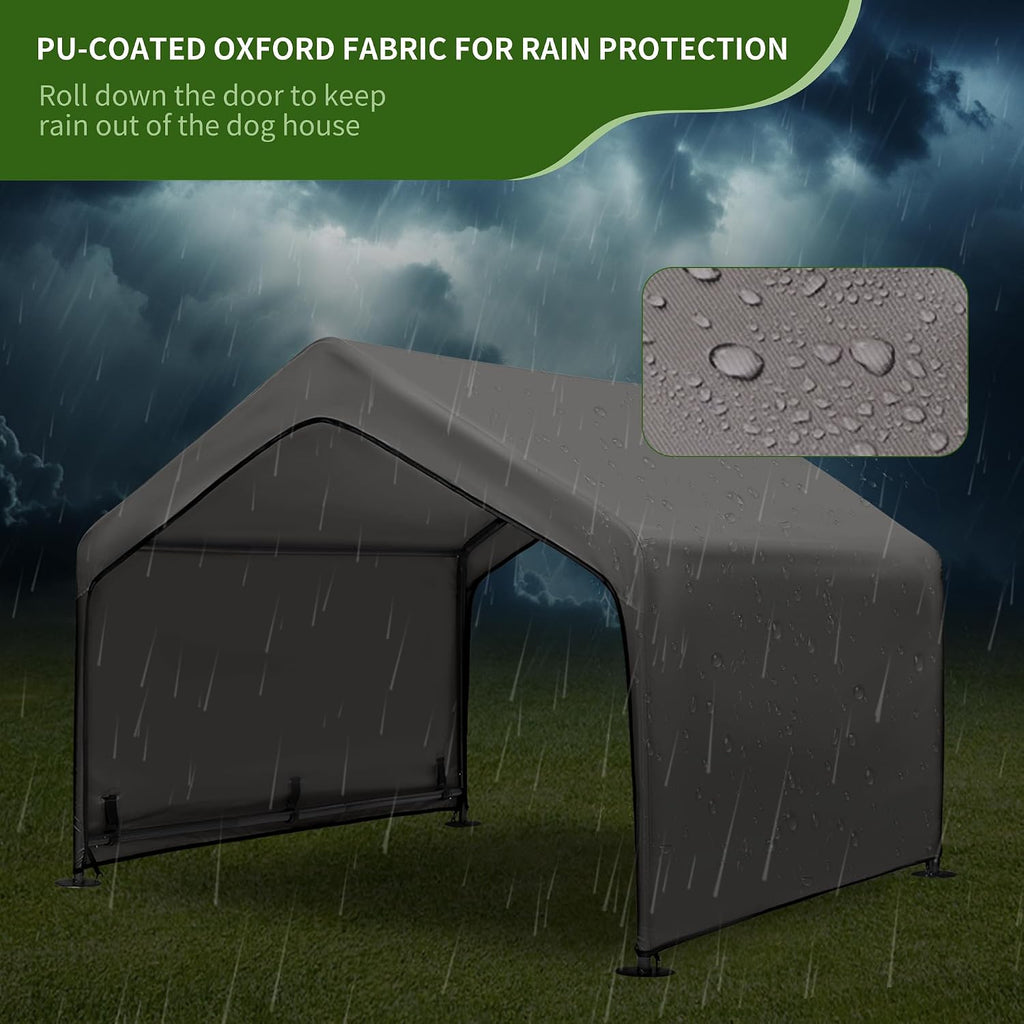Extra Large Dog House Outside, Dog Tent Outdoor, Big Dog Shade Shelter Doghouse Canopy, Water Resistant Dog shelter