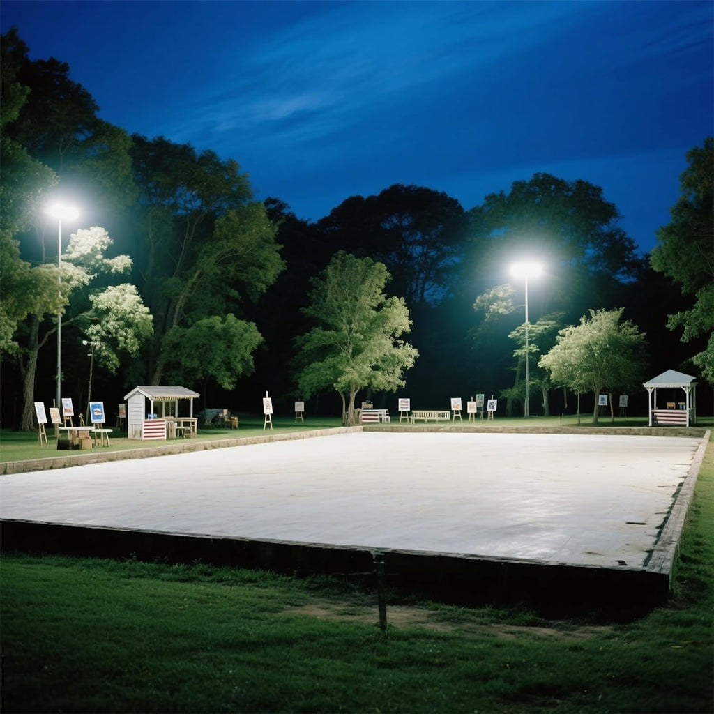 Flying Series Ultra 400W 60000LM LED Flood Light Outdoor, 100-277V 5000K White, IP67 Waterproof Stadium Lights for