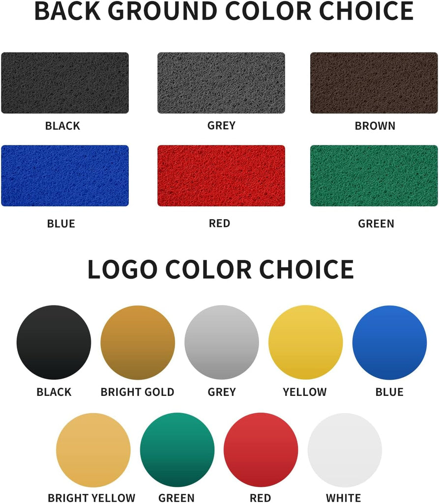 Custom Commercia Floor Mats Custom Logo Carpet Indoor Outdoor Entrance Floor Mat Wear-Resistant Elasticity Doormat