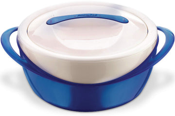 Large Insulated Casserole Dish with Lid 3.6 qt. Elegant Hot Pot Food Warmer/Cooler -Thermal Soup/Salad Serving Bowl