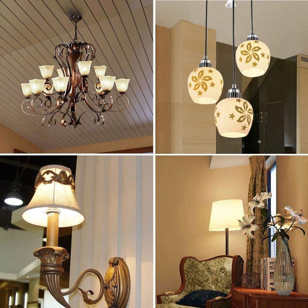E17 LED Bulb Dimmable 8W Consumption 80W Equiavlent Halogen Bubs,800LM,AC 110-130V,CRI:≧85Ra,S11 T8 T7 E17