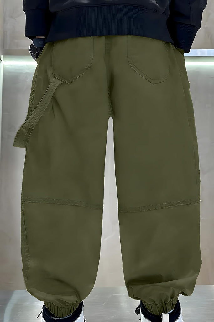 Boys Baggy Cargo Jogger Pants for Kids