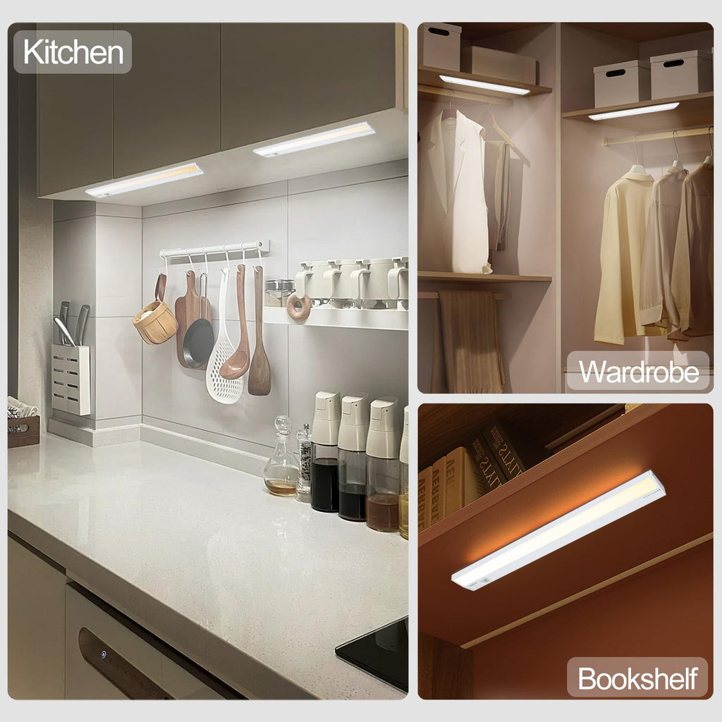 Of Under Cabinet Lights, 36in 22W 1426LM, Dimmable Hardwire Led Light for Closet, CRI>92, R9>90, 5 Color