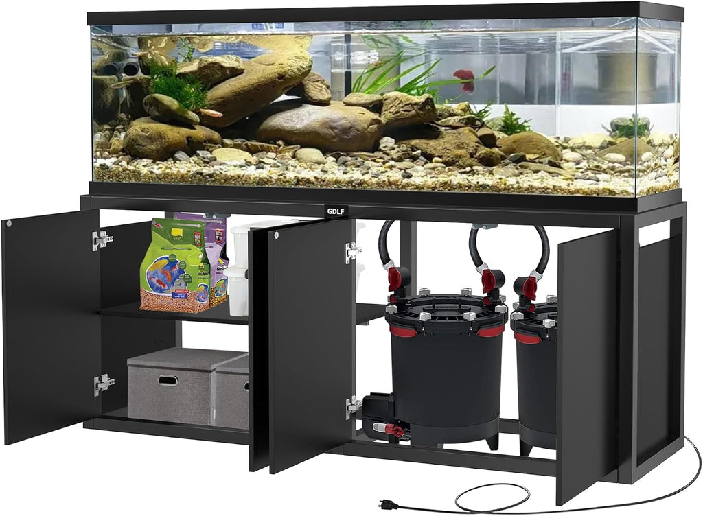 125-150 Gallon Large Fish Tank Stand, Metal Aquarium Stand