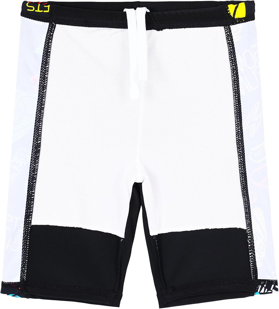 Kids Boys UPF 50+ UV Swimwear Sun Protective Long Sleeve Two Piece Swimsuit