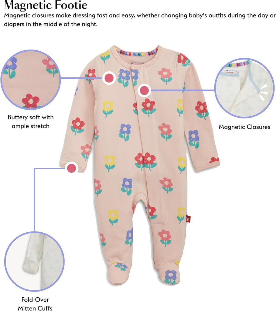 Cloudstretch Pack Bundle | Magnetic Baby Footie Pajamas