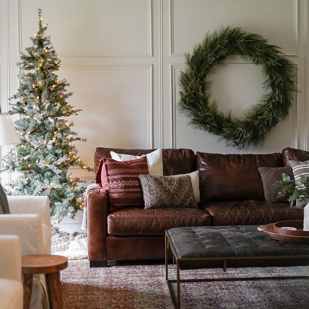 Ft. Buffalo Fir Slim Christmas Tree, Unlit, Decoration