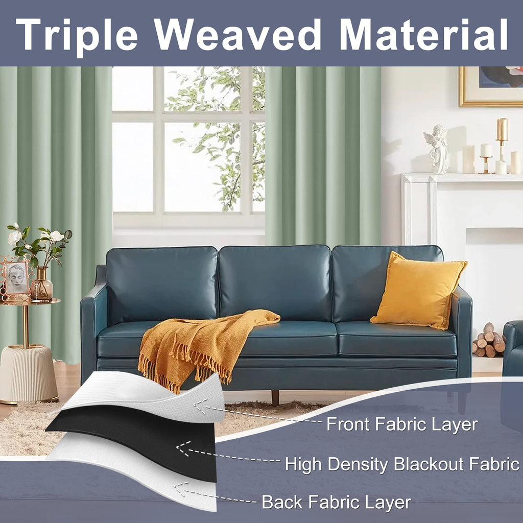 Blackout Curtains Living Room 60 x 84 Inches Long