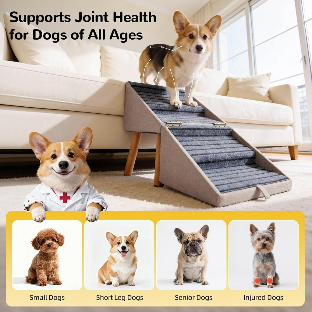 Dog ramp for Couch 2-in-1 Pet Steps & Ottoman