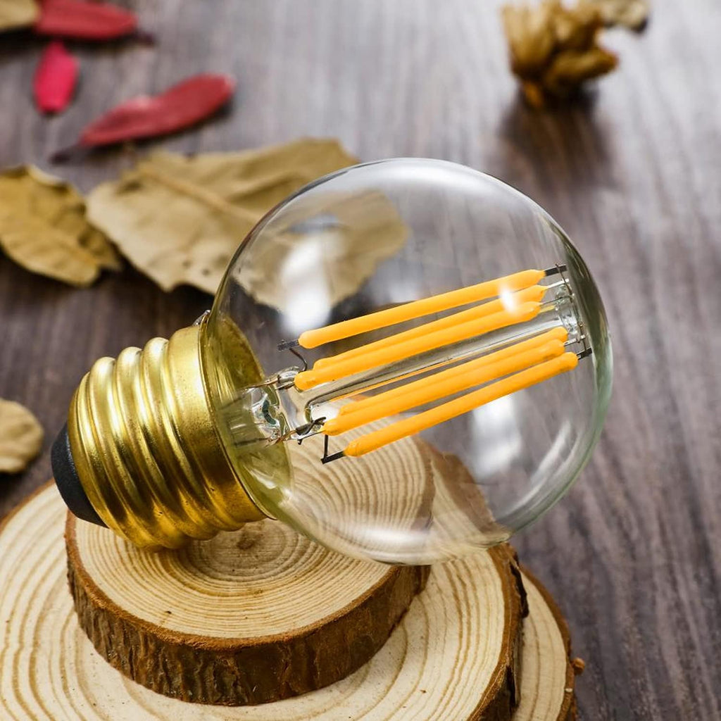Dimmable G16.5 LED Bulbs,E26 Edison LED Light Bulbs,6W Equal 60 Watt Light Bulb,600lm,Soft White 3000K,Globe Light
