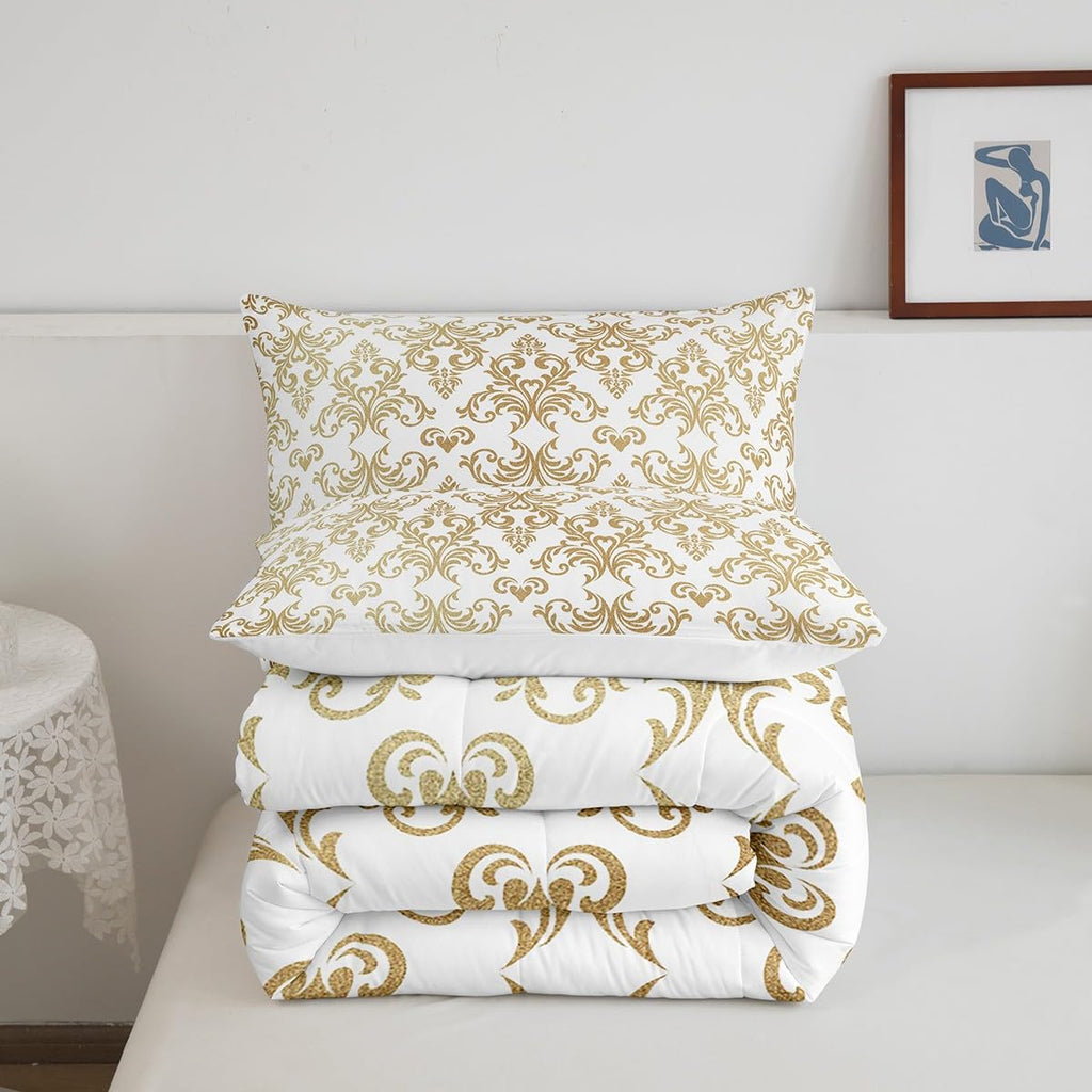 Jacquard Bedding Set King Size for Teens Adults