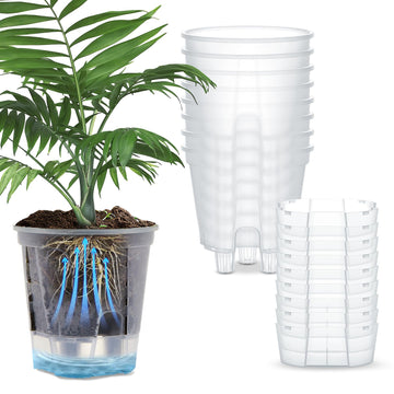 Self Watering Planter, 4.72'', Clear, 9 Pcs