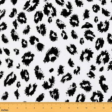Cheetah Print Upholstery Fabric, Leopard Print Fabric By The Yard, Wild Animal Safari Decorative Fabric, Abstract