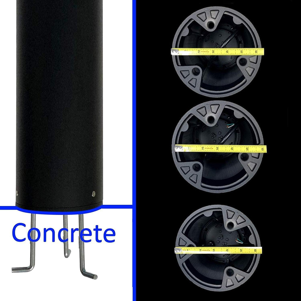Bollard Light 40", 120-277V, 20W, 3CCT 3000-5000 Kelvin, Dome