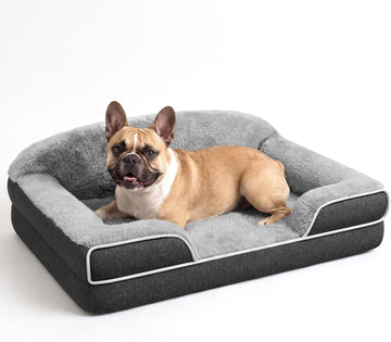 Orthopedic Dog Bed for Large Dogs, Washable Pet Couch Bed