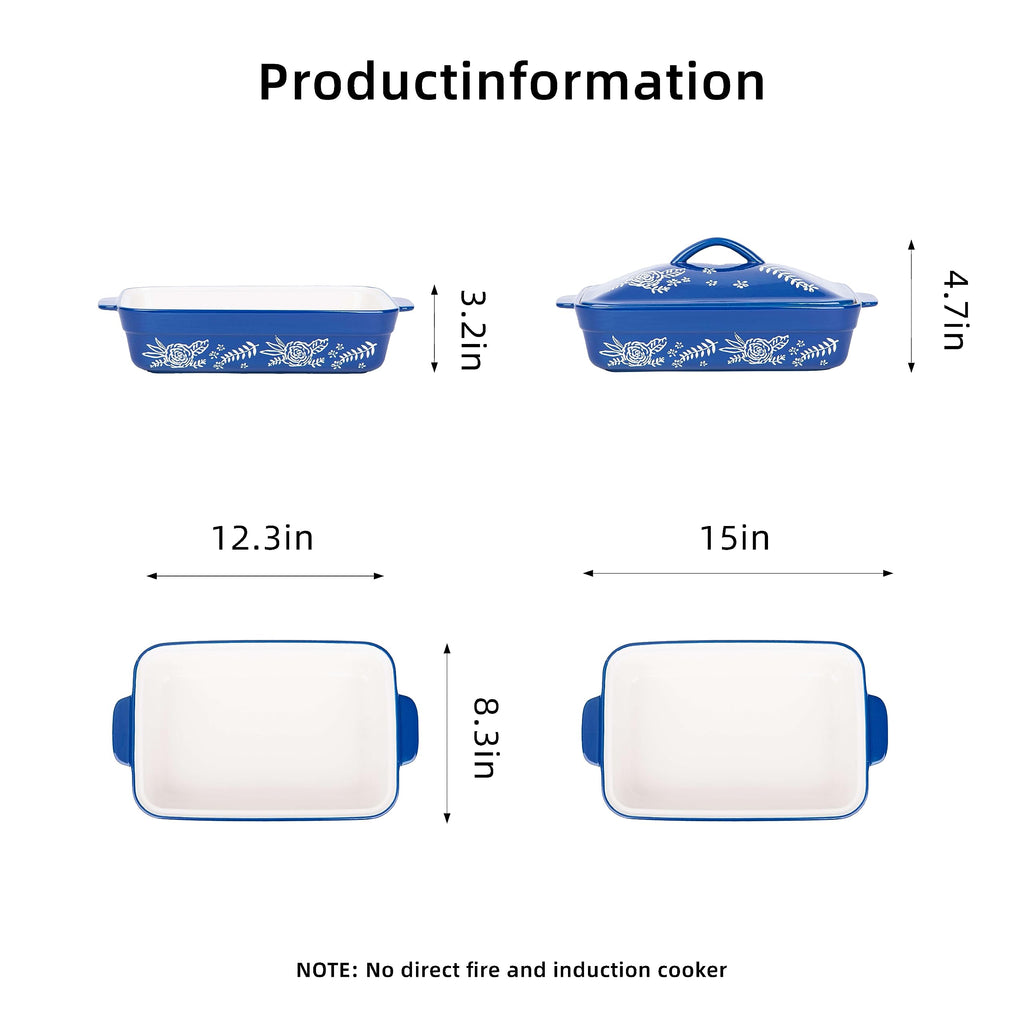 Casserole Dish With Lid Casserole Dishes For Oven Baking Dishes For Oven Ceramic Baking Dish