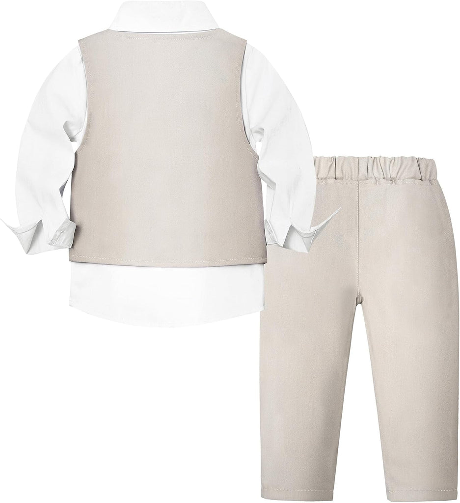 Toddler Boy Suit Set Baby Tuxedo Boys Formal Outfit