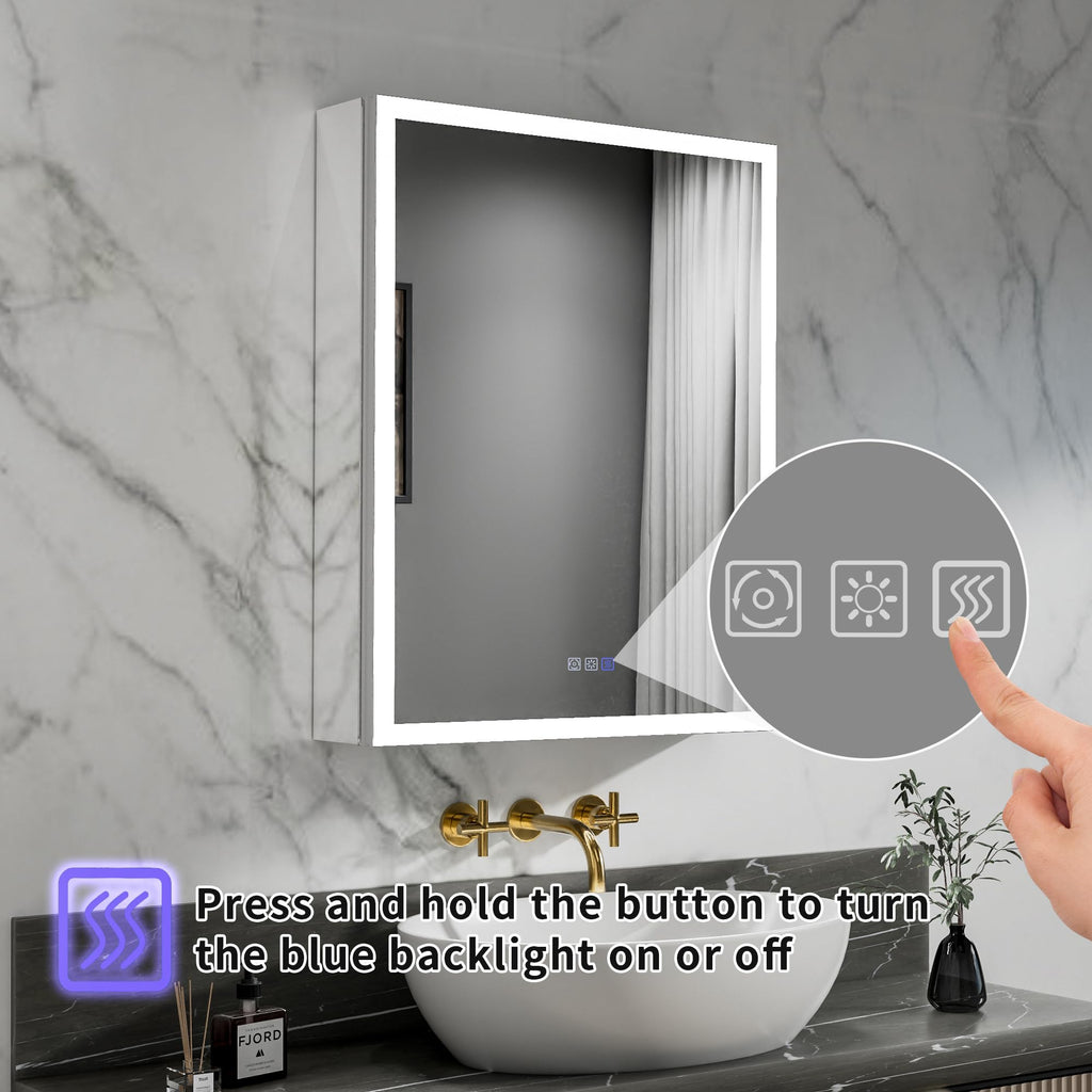 Lighted Medicine Cabinet 24 x 30 Inch