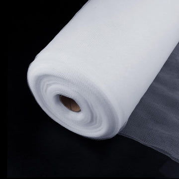 White Tulle Fabric Roll 54 Inch x 40 Yards Tulle Ribbon