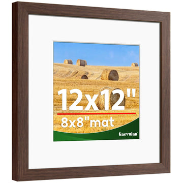 12x12 Frame, Distressed Farmhouse Wood Texture Picture Frame