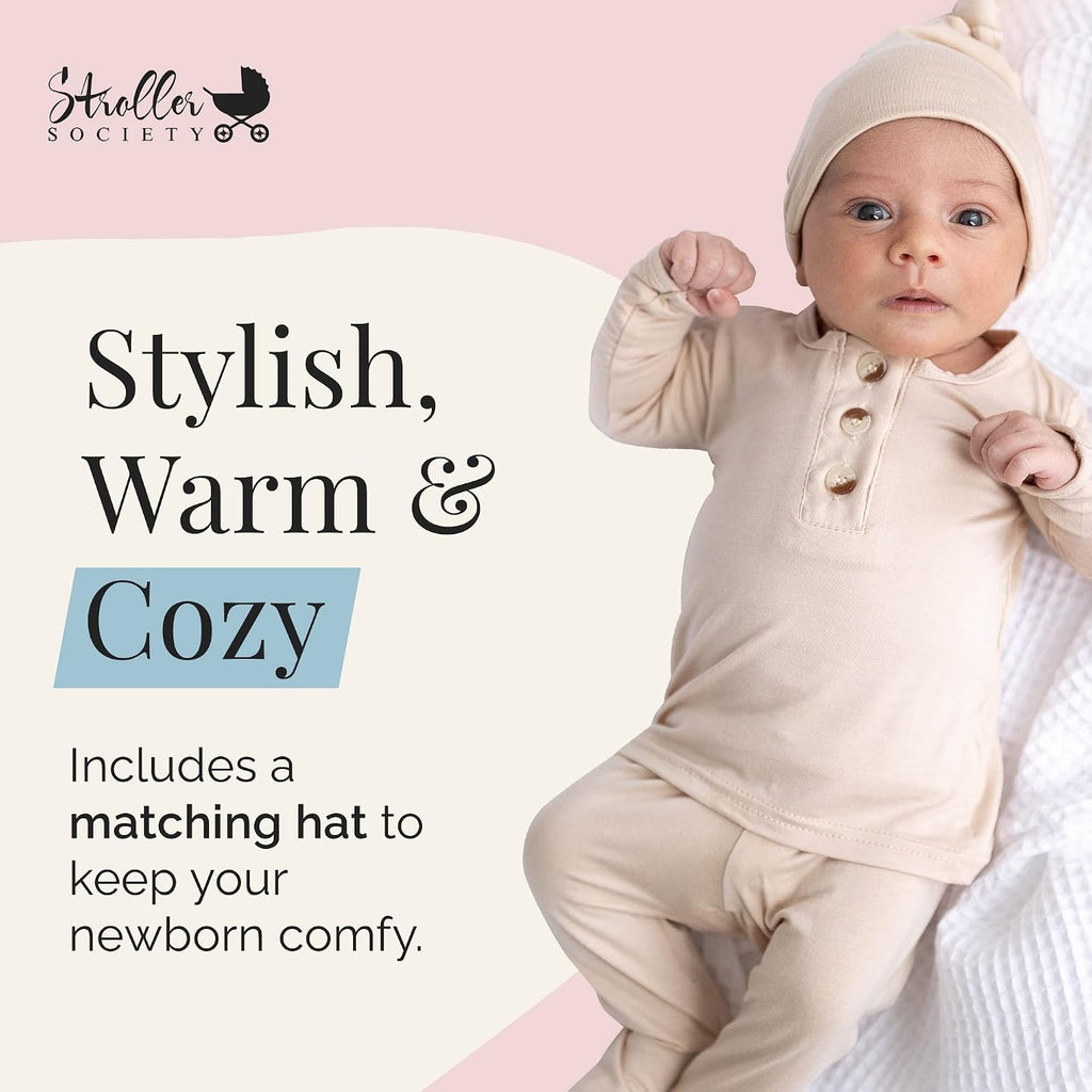 Baby Outfit Set, Soft Baby Clothes, Neutral Newborn Clothes